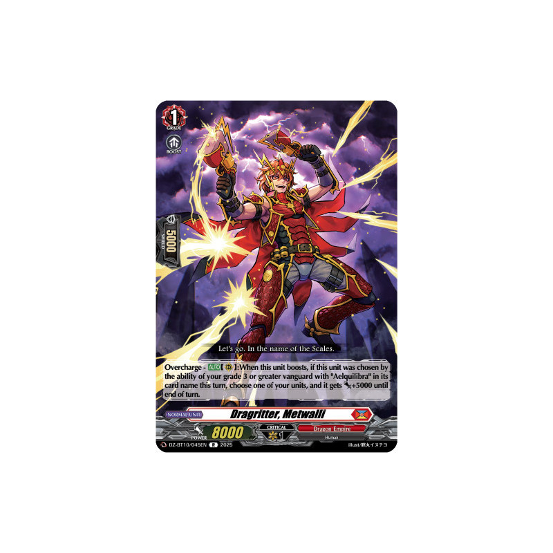 Vanguard_TCG_card_DZ-BT10_045EN_R_Dragritter_Metwalli_Dragonsoul_Resonance