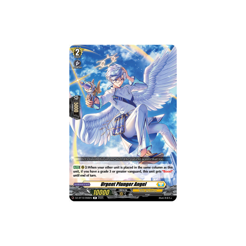 Vanguard_TCG_card_DZ-BT10_056EN_R_Urgent_Plunger_Angel_Dragonsoul_Resonance
