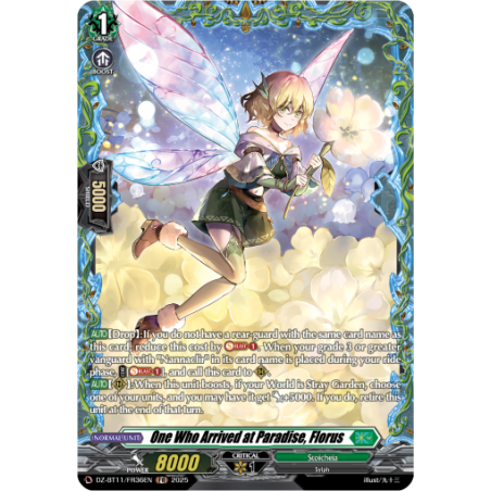 Vanguard_TCG_card_DZ-BT11_FR36EN_FR_One_Who_Arrived_at_Paradise_Florus_Symphony_of_Might_Bloom