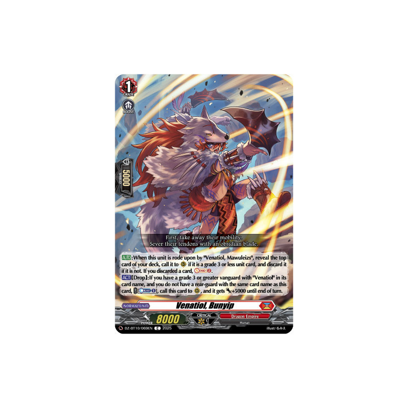 Vanguard_TCG_card_DZ-BT10_069EN_C_Venatiol_Bunyip_Dragonsoul_Resonance