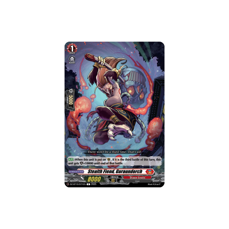 Vanguard_TCG_card_DZ-BT10_071EN_C_Stealth_Fiend_Guraundorch_Dragonsoul_Resonance
