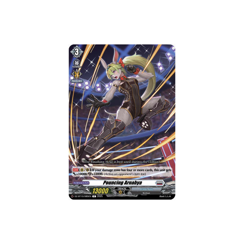 Vanguard_TCG_card_DZ-BT10_085EN_C_Pouncing_Arnabya_Dragonsoul_Resonance