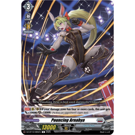 Vanguard_TCG_card_DZ-BT10_085EN_C_Pouncing_Arnabya_Dragonsoul_Resonance