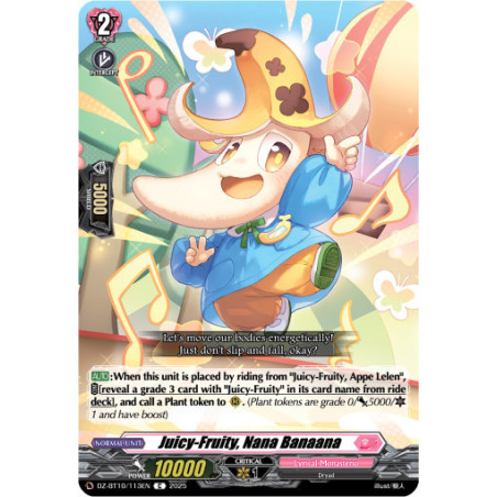 Vanguard_TCG_card_DZ-BT10_113EN_C_Juicy-Fruity_Nana_Banaana_Dragonsoul_Resonance