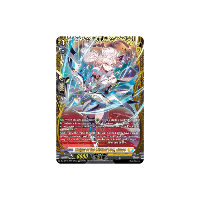 Vanguard_TCG_card_DZ-BT10_FFR12EN_FFR_Knight_of_the_Distant_Bow_Almov_Dragonsoul_Resonance