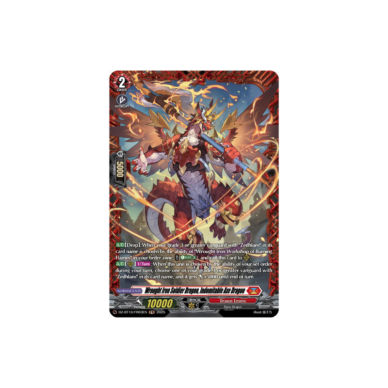 Vanguard_TCG_card_DZ-BT10_FR03EN_FR_Wrought_Iron_Soldier_Dragon_Indomitable_Axe_Dragon_Dragonsoul_Resonance