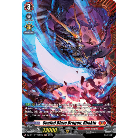 Vanguard_TCG_card_DZ-BT10_FR05EN_FR_Sealed_Blaze_Dragon_Bhakta_Dragonsoul_Resonance