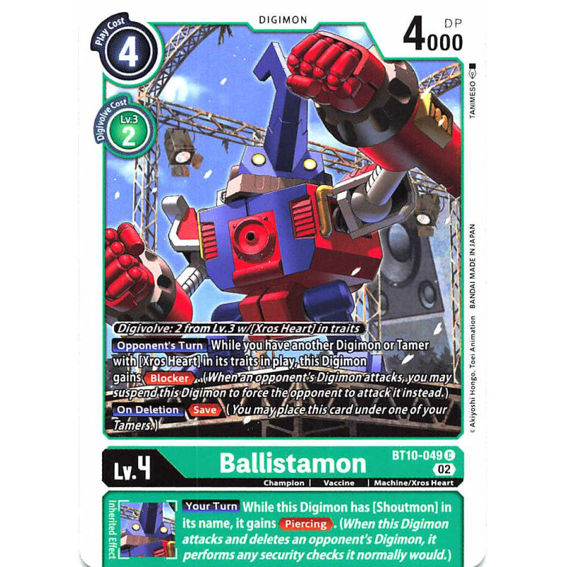 Digimon_TCG_BT10-049_Ballistamon_Common_Xros_Encounter_Card_Game