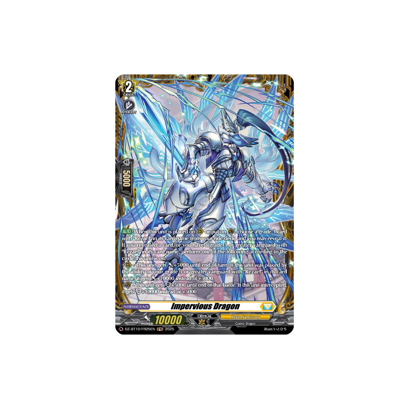 Vanguard_TCG_card_DZ-BT10_FR25EN_FR_Impervious_Dragon_Dragonsoul_Resonance
