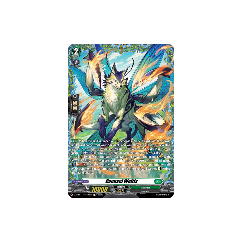Vanguard_TCG_card_DZ-BT11_FR37EN_FR_Counsel_Woltis_Symphony_of_Might_Bloom