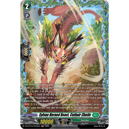 Vanguard_TCG_card_DZ-BT10_FR34EN_FR_Sylvan_Horned_Beast_Cathair_Cheile_Dragonsoul_Resonance