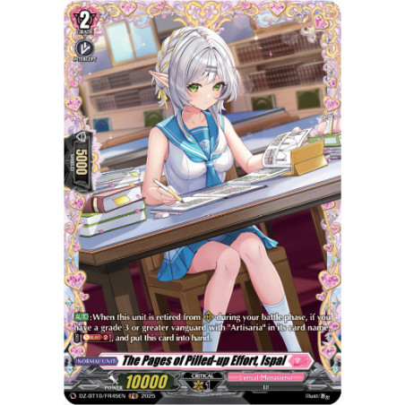 Vanguard_TCG_card_DZ-BT10_FR45EN_FR_The_Pages_of_Pilled-up_Effort_Ispal_Dragonsoul_Resonance