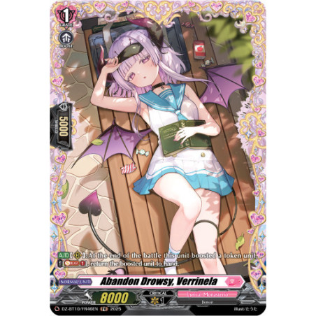 Vanguard_TCG_card_DZ-BT10_FR46EN_FR_Abandon_Drowsy_Verrinela_Dragonsoul_Resonance