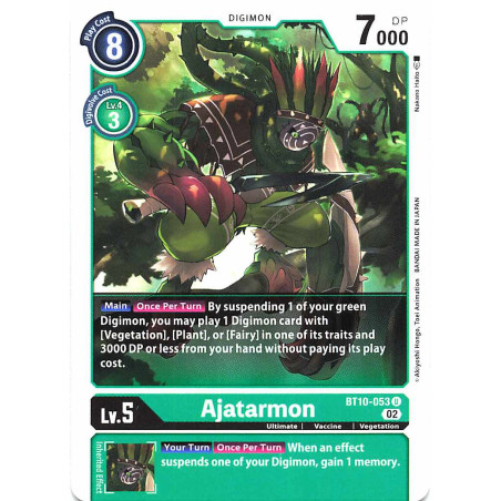 Digimon_TCG_BT10-053_Ajatarmon_Uncommon_Xros_Encounter_Card_Game