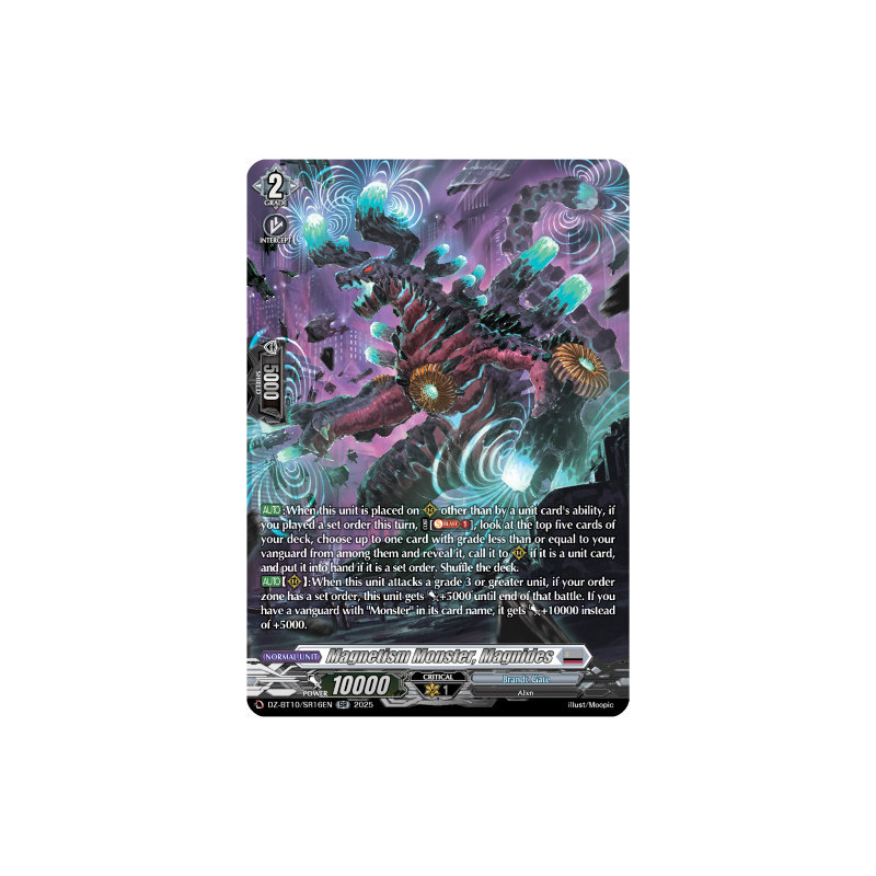Vanguard_TCG_card_DZ-BT10_SR16EN_SR_Magnetism_Monster_Magnides_Dragonsoul_Resonance