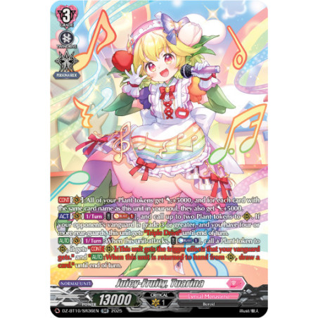 Vanguard_TCG_card_DZ-BT10_SR36EN_SR_Juicy-Fruity_Tuarina_Dragonsoul_Resonance