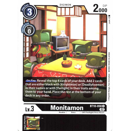 Digimon_TCG_BT10-058_Monitamon_Common_Xros_Encounter_Card_Game