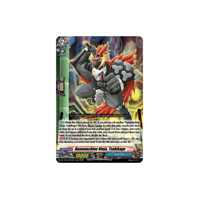 Vanguard_TCG_card_DZ-TB01_013EN_RRR_Nanomachine_Ninja_Tsukikage_Future_Card_Buddyfight