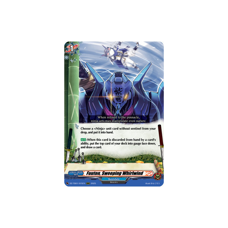 Vanguard_TCG_card_DZ-TB01_015EN_RRR_Fuuton_Sweeping_Whirlwind_Future_Card_Buddyfight