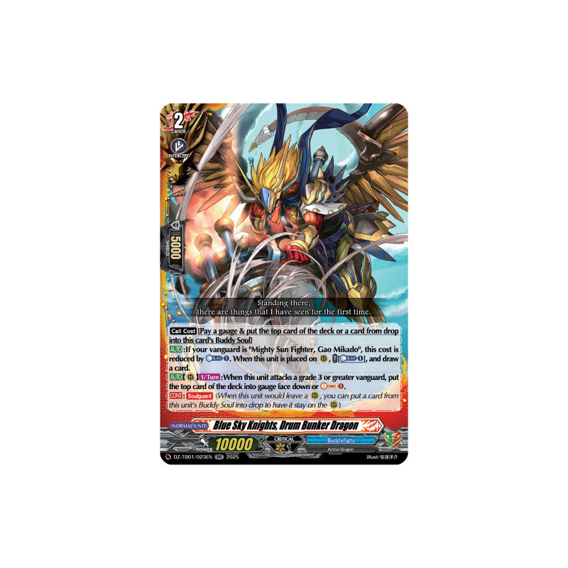 Vanguard_TCG_card_DZ-TB01_023EN_RR_Blue_Sky_Knights_Drum_Bunker_Dragon_Future_Card_Buddyfight