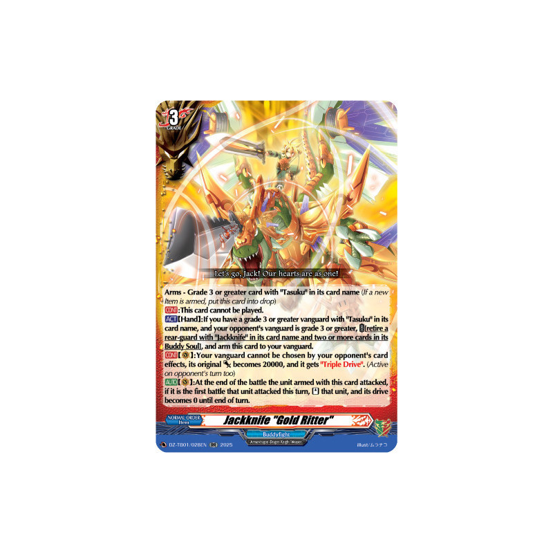 Vanguard_TCG_card_DZ-TB01_028EN_RR_Jackknife_Gold_Ritter_Future_Card_Buddyfight