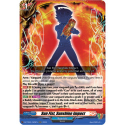 Vanguard_TCG_card_DZ-TB01_029EN_RR_Sun_Fist_Sunshine_Impact_Future_Card_Buddyfight