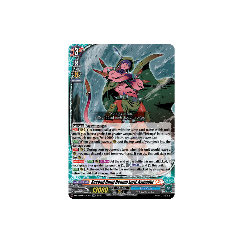 Vanguard_TCG_card_DZ-TB01_030EN_RR_Second_Omni_Demon_Lord_Asmodai_Future_Card_Buddyfight