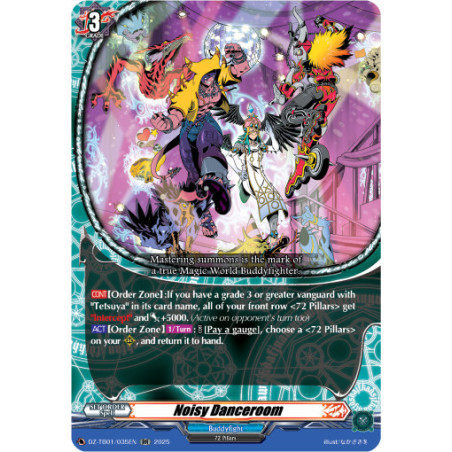 Vanguard_TCG_card_DZ-TB01_035EN_RR_Noisy_Danceroom_Future_Card_Buddyfight