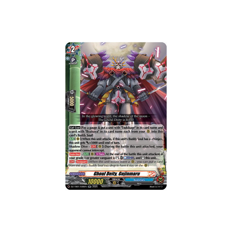 Vanguard_TCG_card_DZ-TB01_036EN_RR_Ghoul_Deity_Gojinmaru_Future_Card_Buddyfight
