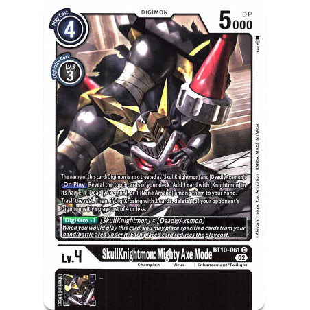Digimon_TCG_BT10-061_SkullKnightmon_Mighty_Axe_Mode_Common_Xros_Encounter_Card_Game