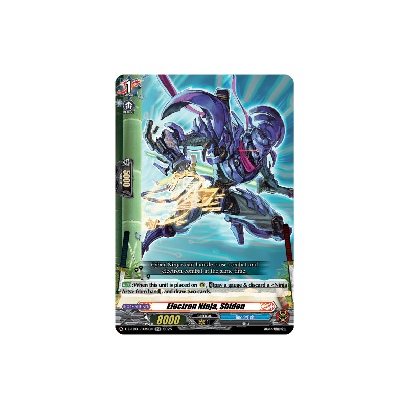 Vanguard_TCG_card_DZ-TB01_039EN_RR_Electron_Ninja_Shiden_Future_Card_Buddyfight