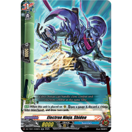 Vanguard_TCG_card_DZ-TB01_039EN_RR_Electron_Ninja_Shiden_Future_Card_Buddyfight