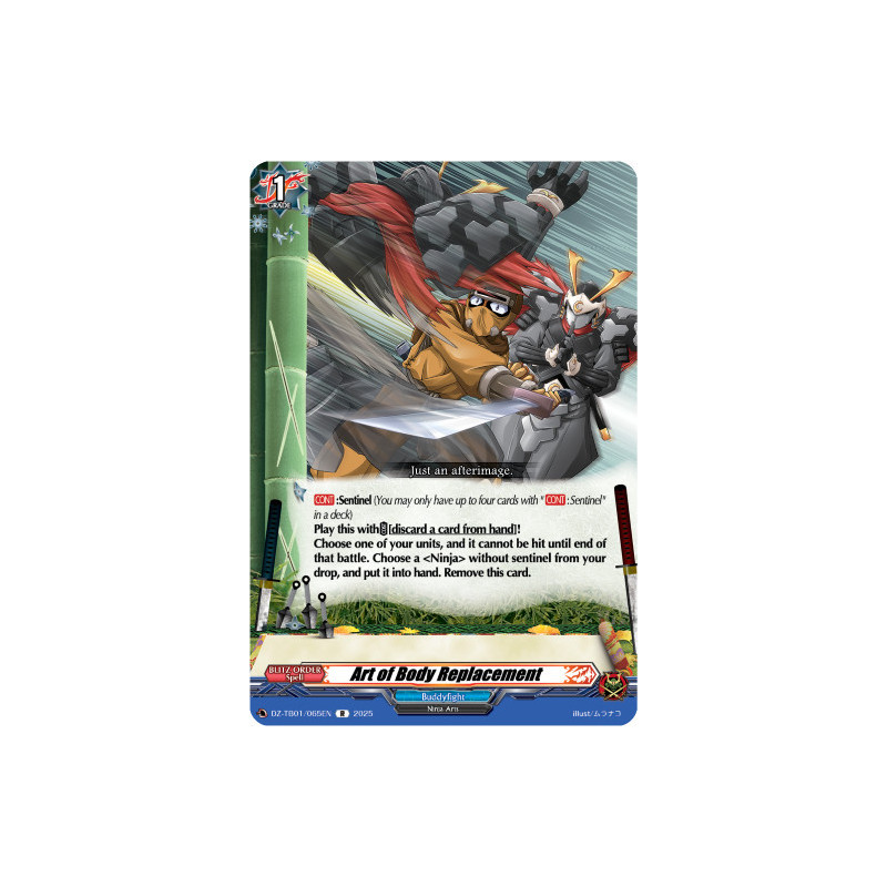 Vanguard_TCG_card_DZ-TB01_065EN_R_Art_of_Body_Replacement_Future_Card_Buddyfight