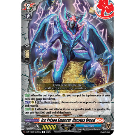 Vanguard_TCG_card_DZ-TB01_070EN_R_Ice_Prison_Emperor_Cocytus_Greed_Future_Card_Buddyfight