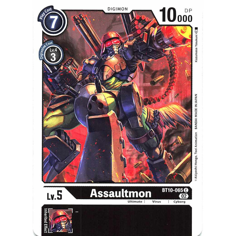 Digimon_TCG_BT10-065_Assaultmon_Common_Xros_Encounter_Card_Game