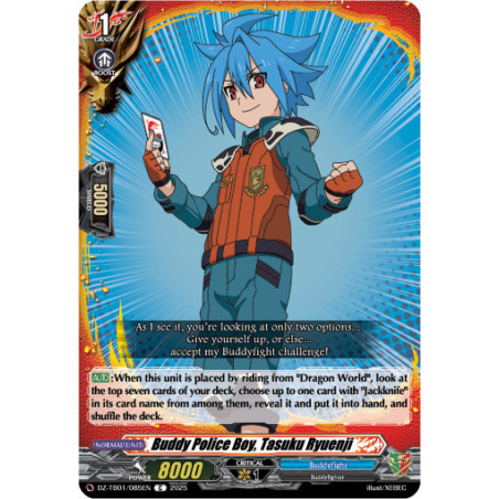 Vanguard_TCG_card_DZ-TB01_085EN_C_Buddy_Police_Boy_Tasuku_Ryuenji_Future_Card_Buddyfight