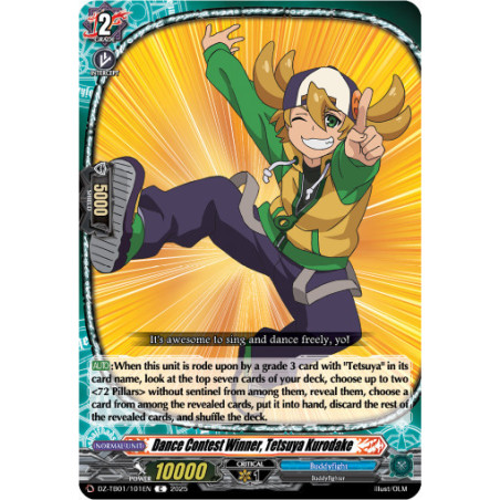 Vanguard_TCG_card_DZ-TB01_101EN_C_Dance_Contest_Winner_Tetsuya_Kurodake_Future_Card_Buddyfight