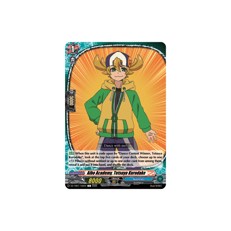 Vanguard_TCG_card_DZ-TB01_102EN_C_Aibo_Academy_Tetsuya_Kurodake_Future_Card_Buddyfight