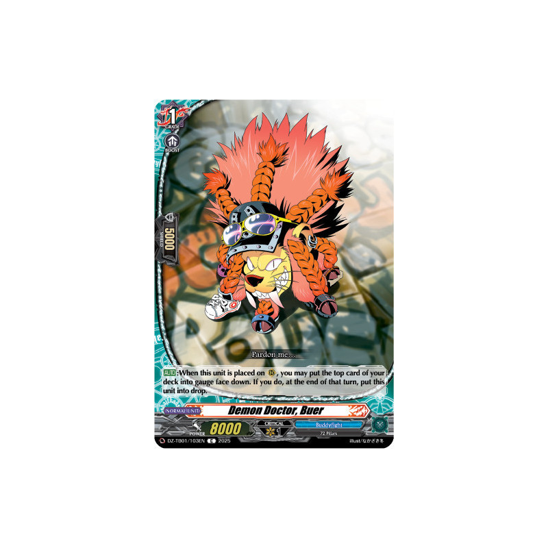 Vanguard_TCG_card_DZ-TB01_103EN_C_Demon_Doctor_Buer_Future_Card_Buddyfight