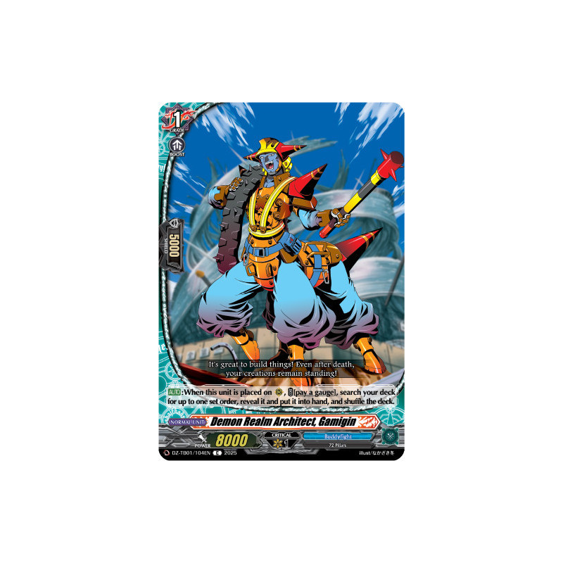 Vanguard_TCG_card_DZ-TB01_104EN_C_Demon_Realm_Architect_Gamigin_Future_Card_Buddyfight