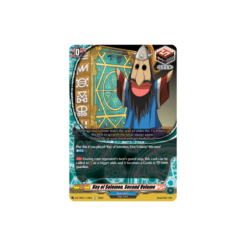 Vanguard_TCG_card_DZ-TB01_110EN_C_Key_of_Solomon_Second_Volume_Future_Card_Buddyfight