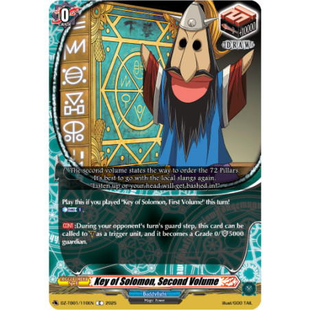 Vanguard_TCG_card_DZ-TB01_110EN_C_Key_of_Solomon_Second_Volume_Future_Card_Buddyfight