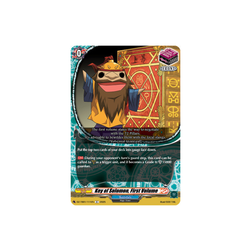 Vanguard_TCG_card_DZ-TB01_111EN_C_Key_of_Solomon_First_Volume_Future_Card_Buddyfight