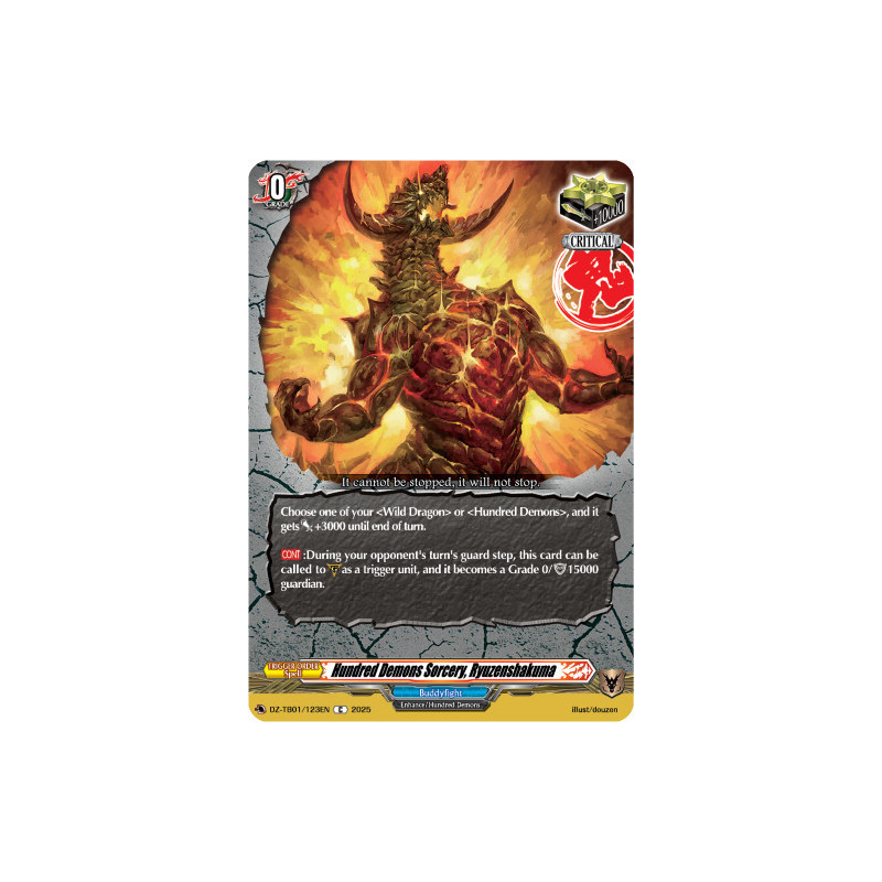 Vanguard_TCG_card_DZ-TB01_123EN_C_Hundred_Demons_Sorcery_Ryuzenshakuma_Future_Card_Buddyfight