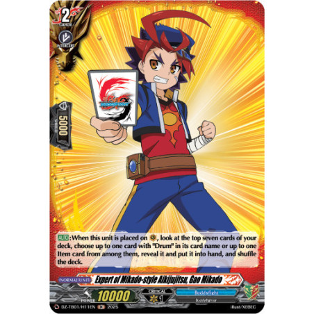 Vanguard_TCG_card_DZ-TB01_H11EN_H_Expert_of_Mikado-style_Aikijujitsu_Gao_Mikado_Future_Card_Buddyfight