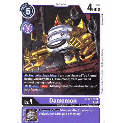 Digimon_TCG_BT10-075_Damemon_Uncommon_Xros_Encounter_Card_Game