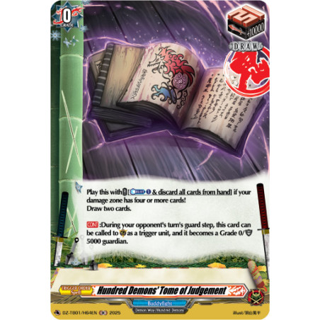 Vanguard_TCG_card_DZ-TB01_H64EN_H_Hundred_Demons_Tome_of_Judgement_Future_Card_Buddyfight