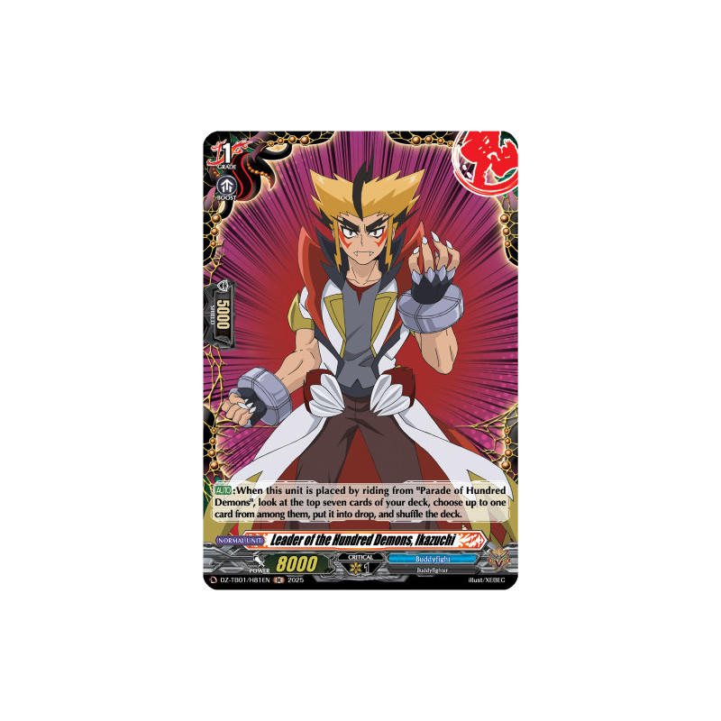 Vanguard_TCG_card_DZ-TB01_H81EN_H_Leader_of_the_Hundred_Demons_Ikazuchi_Future_Card_Buddyfight
