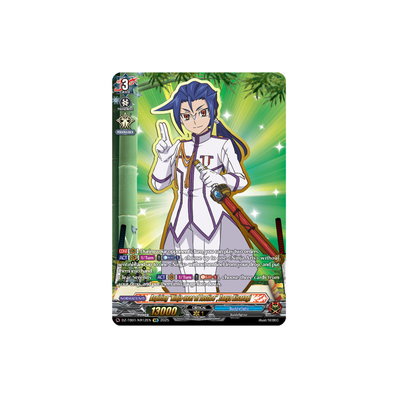 Vanguard_TCG_card_DZ-TB01_KR12EN_KR_Aspiring_Ninja-user_of_Justice_Zanya_Kisaragi_Future_Card_Buddyfight