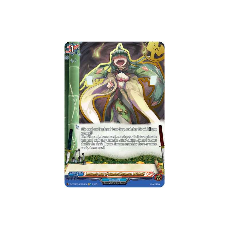 Vanguard_TCG_card_DZ-TB01_KR14EN_KR_Demonic_Way_of_Hundred_Demons_Akishoki_Future_Card_Buddyfight